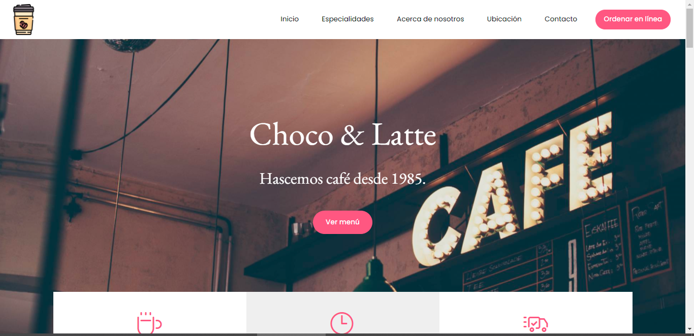 Sitio Web Choco y Late